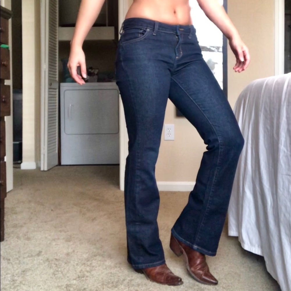 Patagonia Dark Wash Indigo Bootcut Jeans